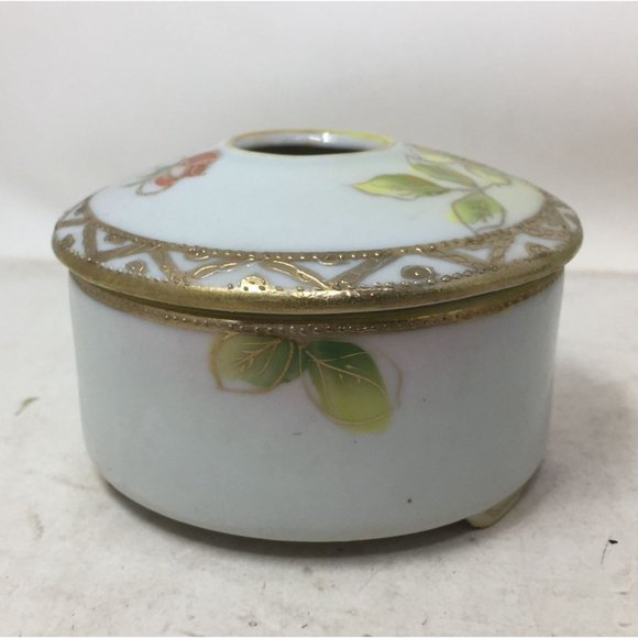 Vintage Hat Pin Holder, Trinket Dish & Hair Receiver Dish - Picture 14 of 15